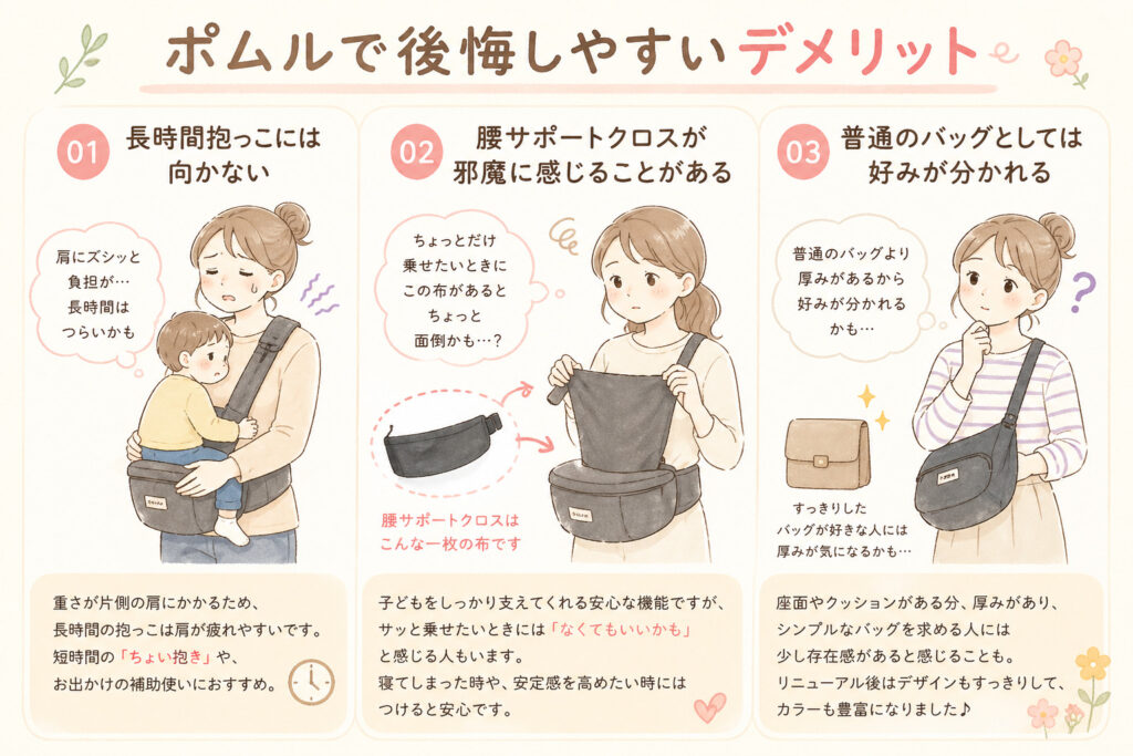 ポムルで後悔しやすいデメリットが分かる画像