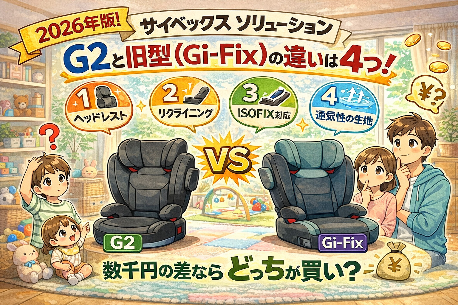 【2026年版】サイベックス ソリューションG2と旧型（G i-Fix）の違いは4つ！数千円の差ならどっちが買い？